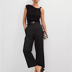 Ann Taylor Black Wide Leg Jumpsuit